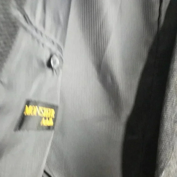 Men's Black Sports Herringbone Corduroy Career Office Blazer Sz 44L - Picture 10 of 11